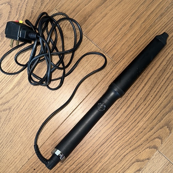 GHD Creative Curl Tapered Curl Curling Curler Wand Iron Black Silver Glove - Picture 3 of 17